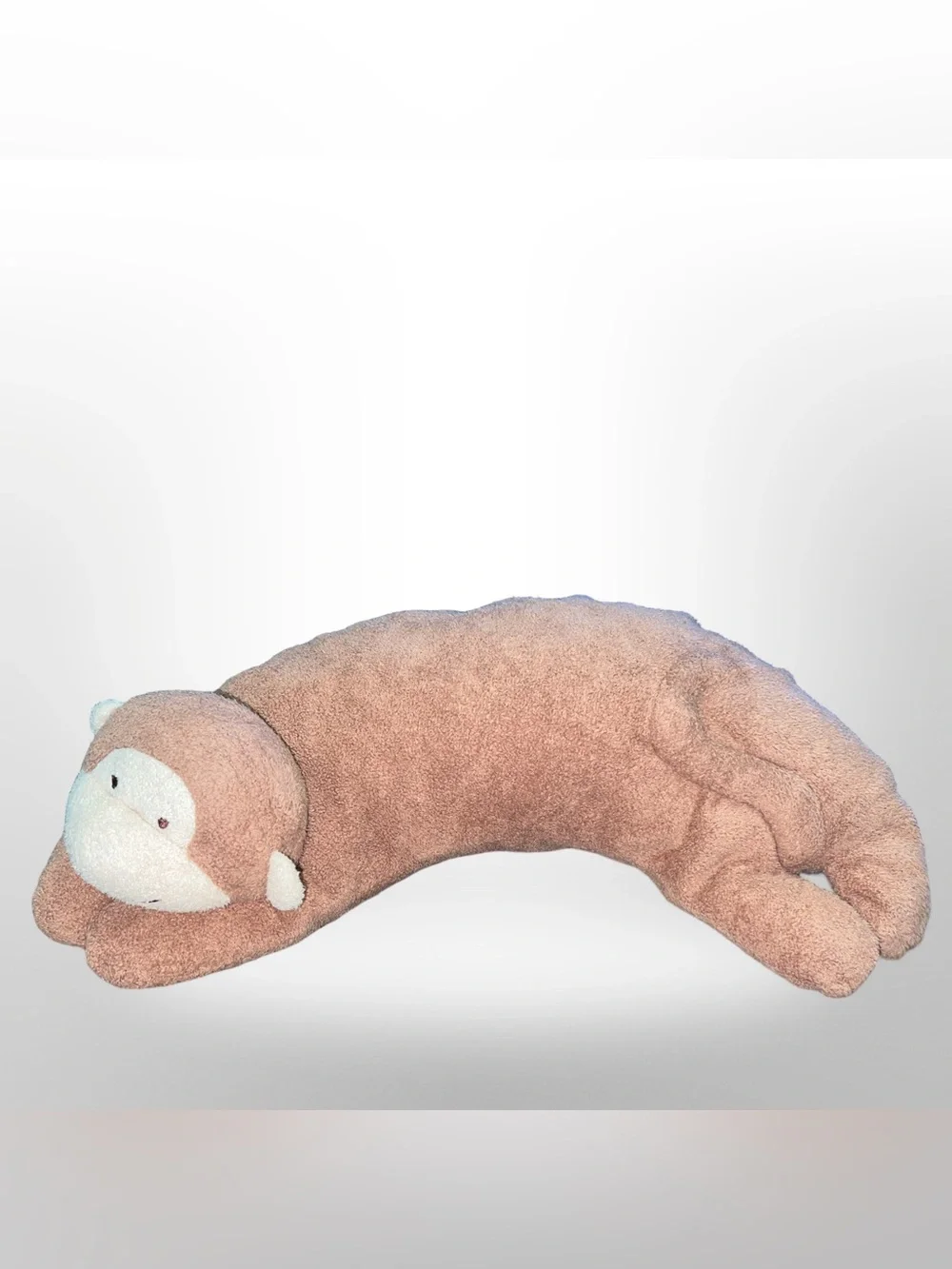 Angel dear Monkey curved plush pillow pal
